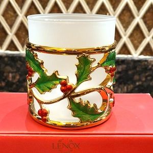 🎄NWT Lenox holiday gold votive